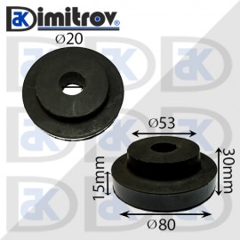 Гумен тампон Ø 20 х Ø 80 х 15 mm